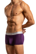 Air Army Wide Ribbed Modal Trunk: Imperial Purple / XL - Vegas Pride Positions