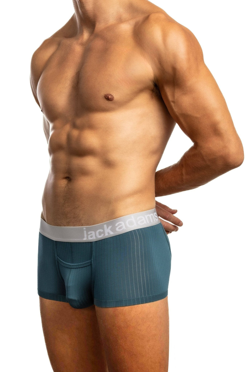 Air Army Wide Ribbed Modal Trunk: Imperial Purple / XL - Vegas Pride Positions