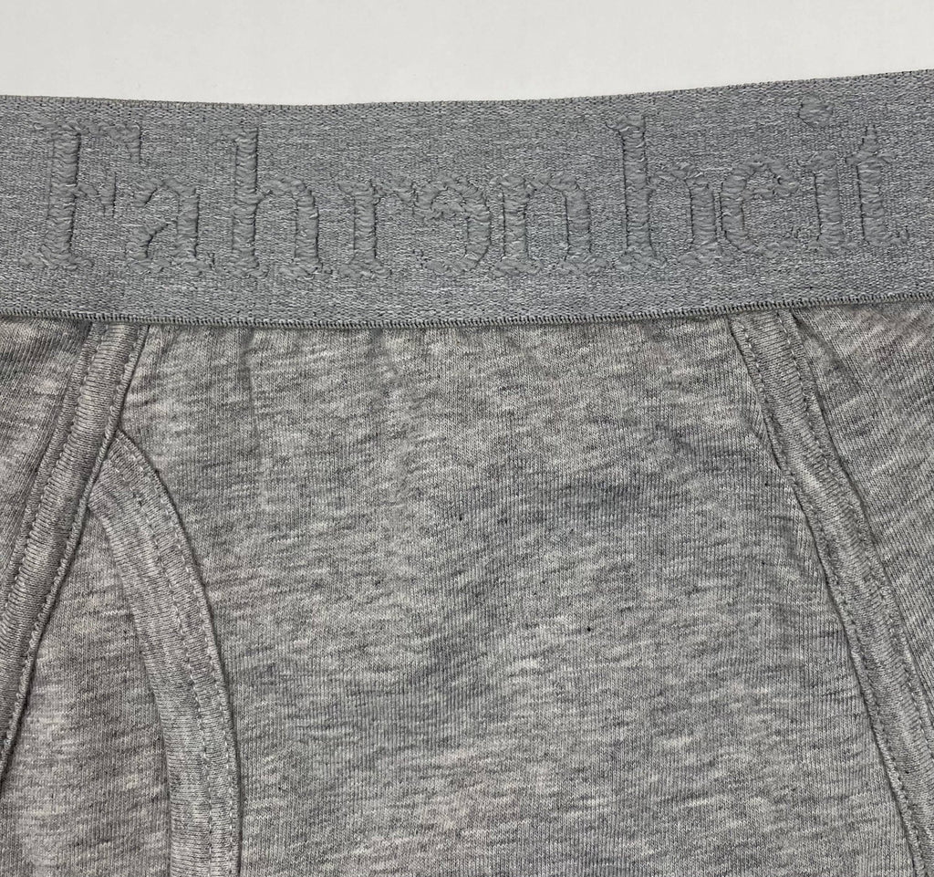 Boxer Brief | Solid Heather Gray Cotton Men's Underwear: - Vegas Pride Positions