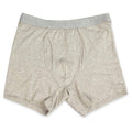 Boxer Brief | Solid Heather Gray Cotton Men's Underwear: - Vegas Pride Positions