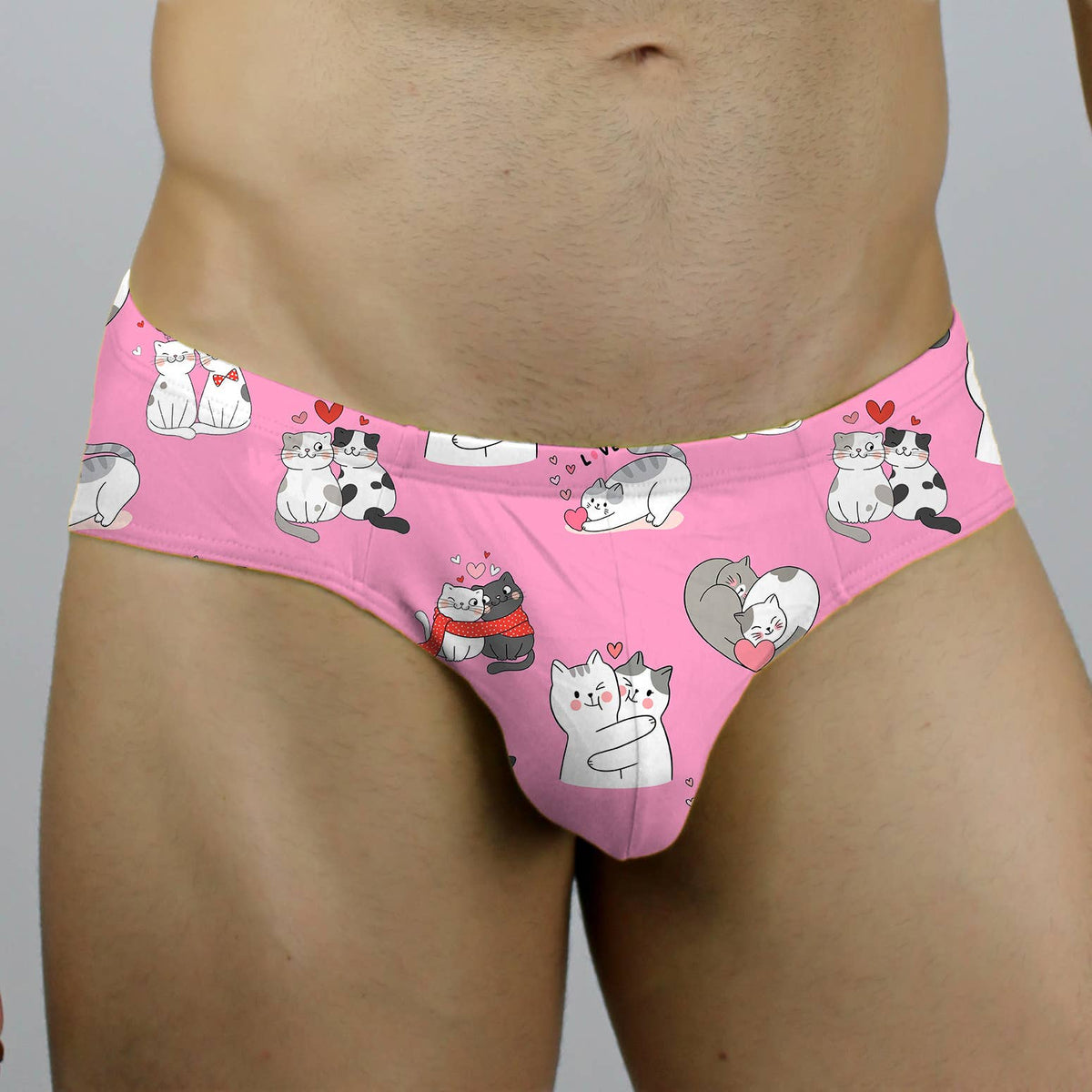 Boxer for Men Underwear Print Pink Wabi WMATMX028: Pink / - Vegas Pride Positions
