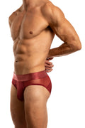 Monochrome Mesh Brief: Tibetan Red