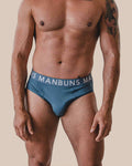 Men's Classic Steel Blue Brief Underwear: