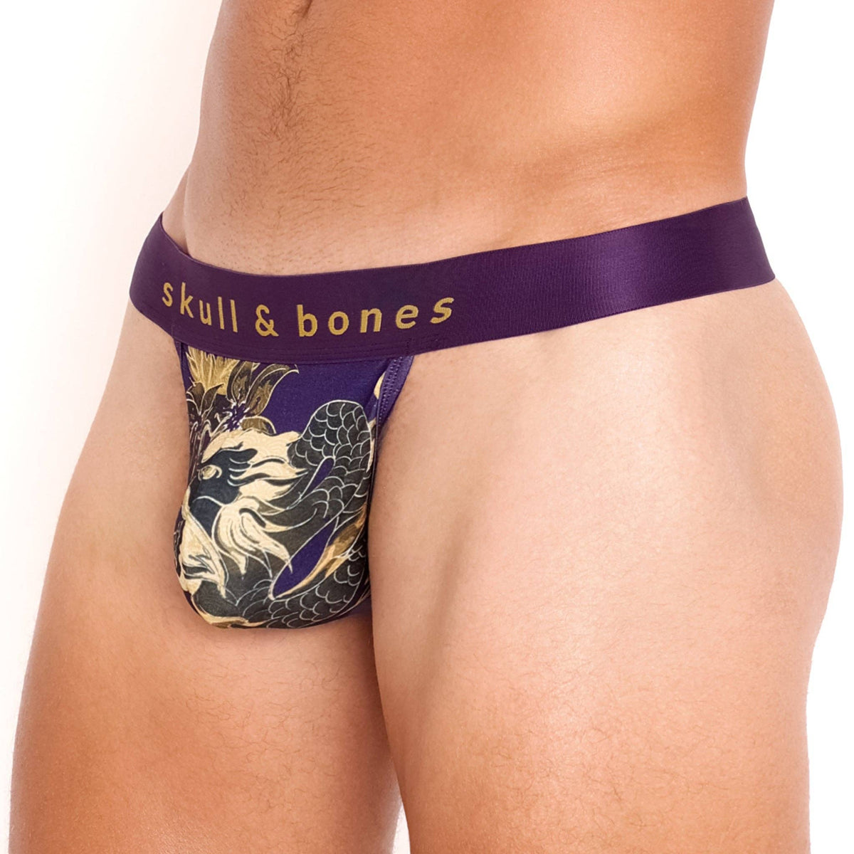 Fire Breathing Dragon Thong Purple: - Vegas Pride Positions
