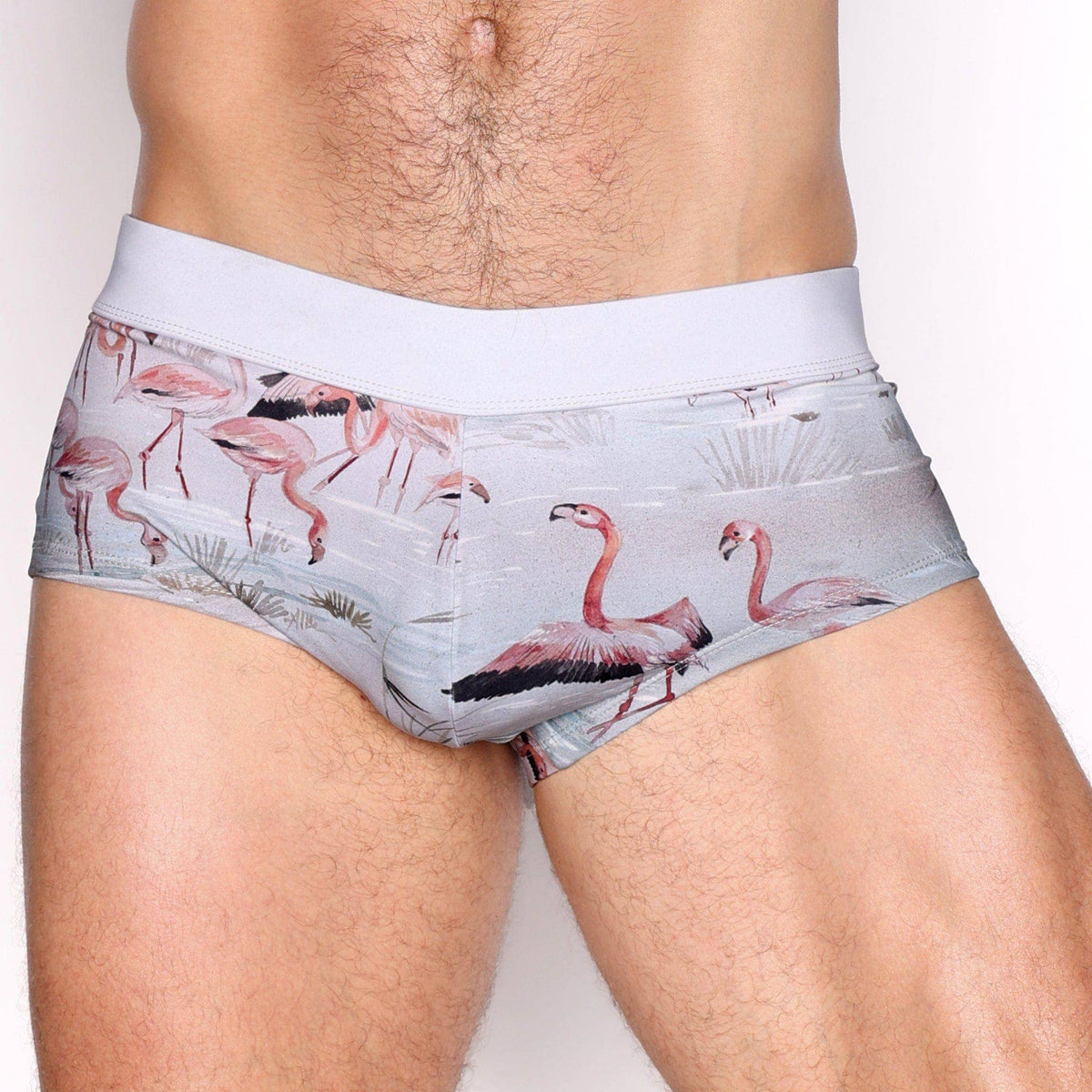 Flamingo Swim Trunk: - Vegas Pride Positions