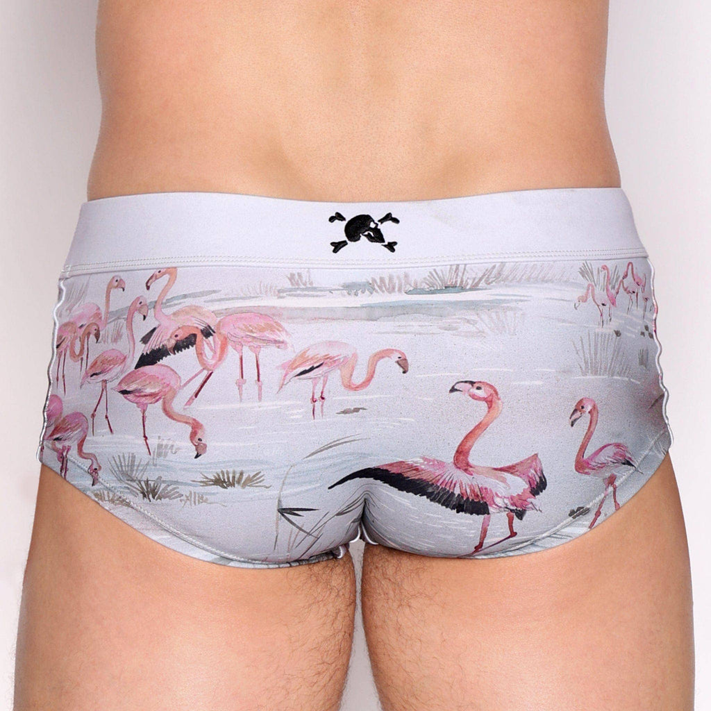 Flamingo Swim Trunk: - Vegas Pride Positions