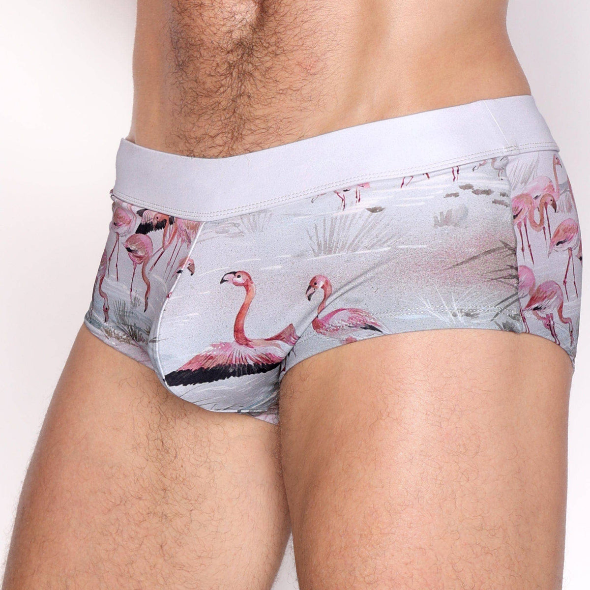 Flamingo Swim Trunk: - Vegas Pride Positions