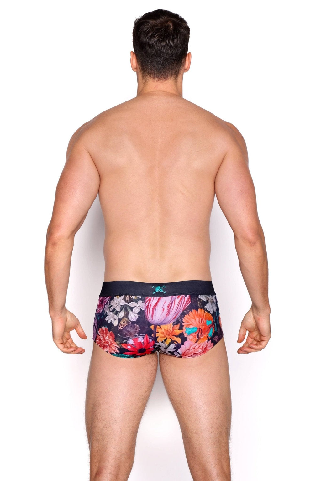 Floral New Bouquet Swim Trunk: - Vegas Pride Positions