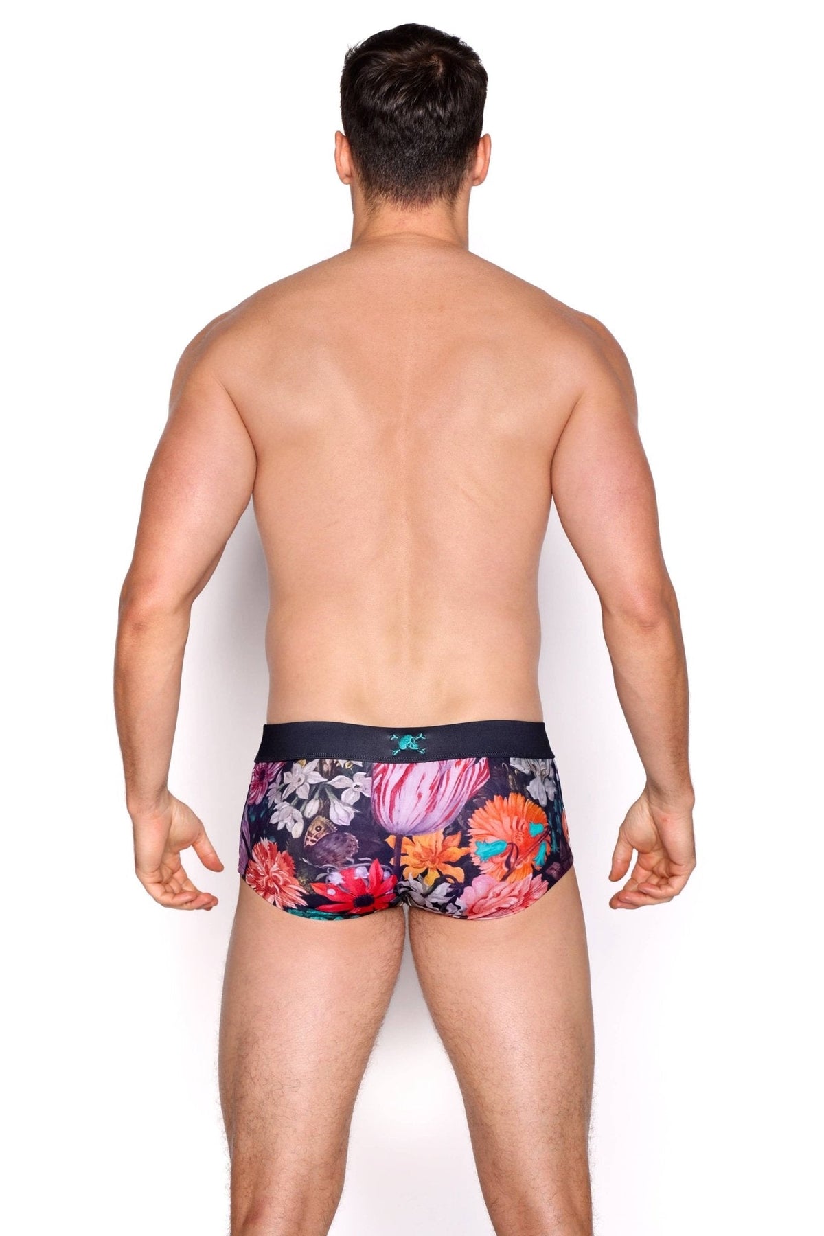 Floral New Bouquet Swim Trunk: - Vegas Pride Positions