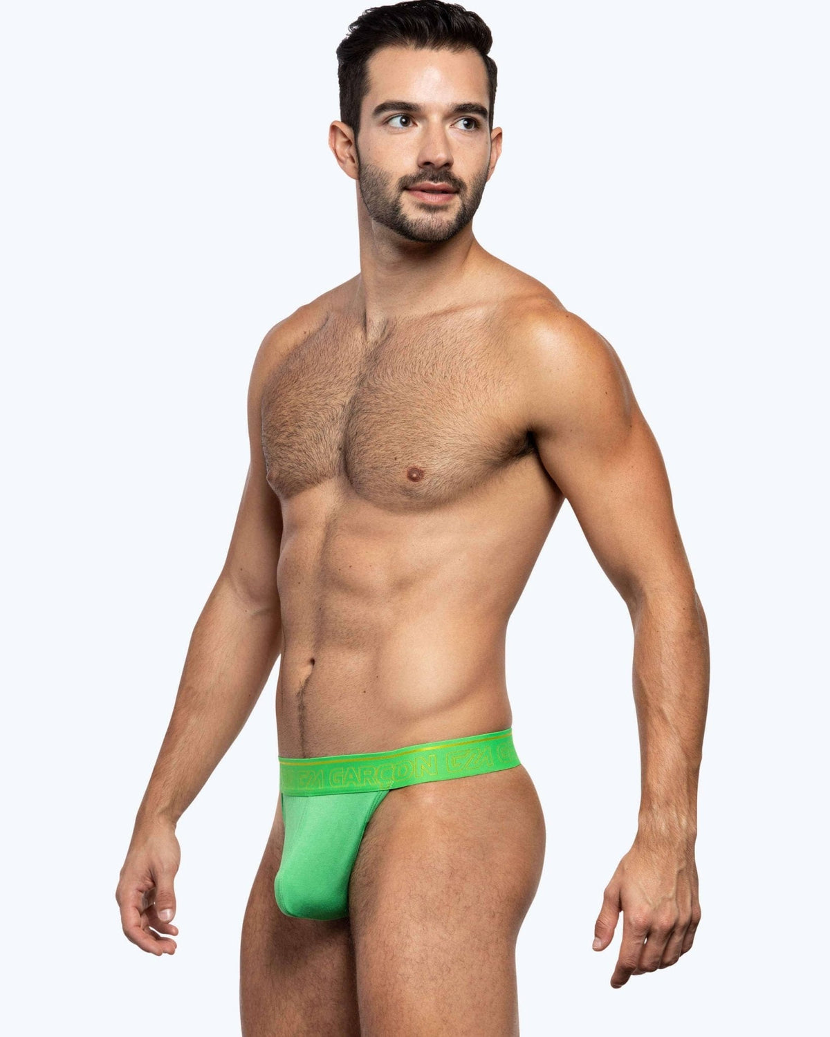 Green Bamboo Thong: - Vegas Pride Positions