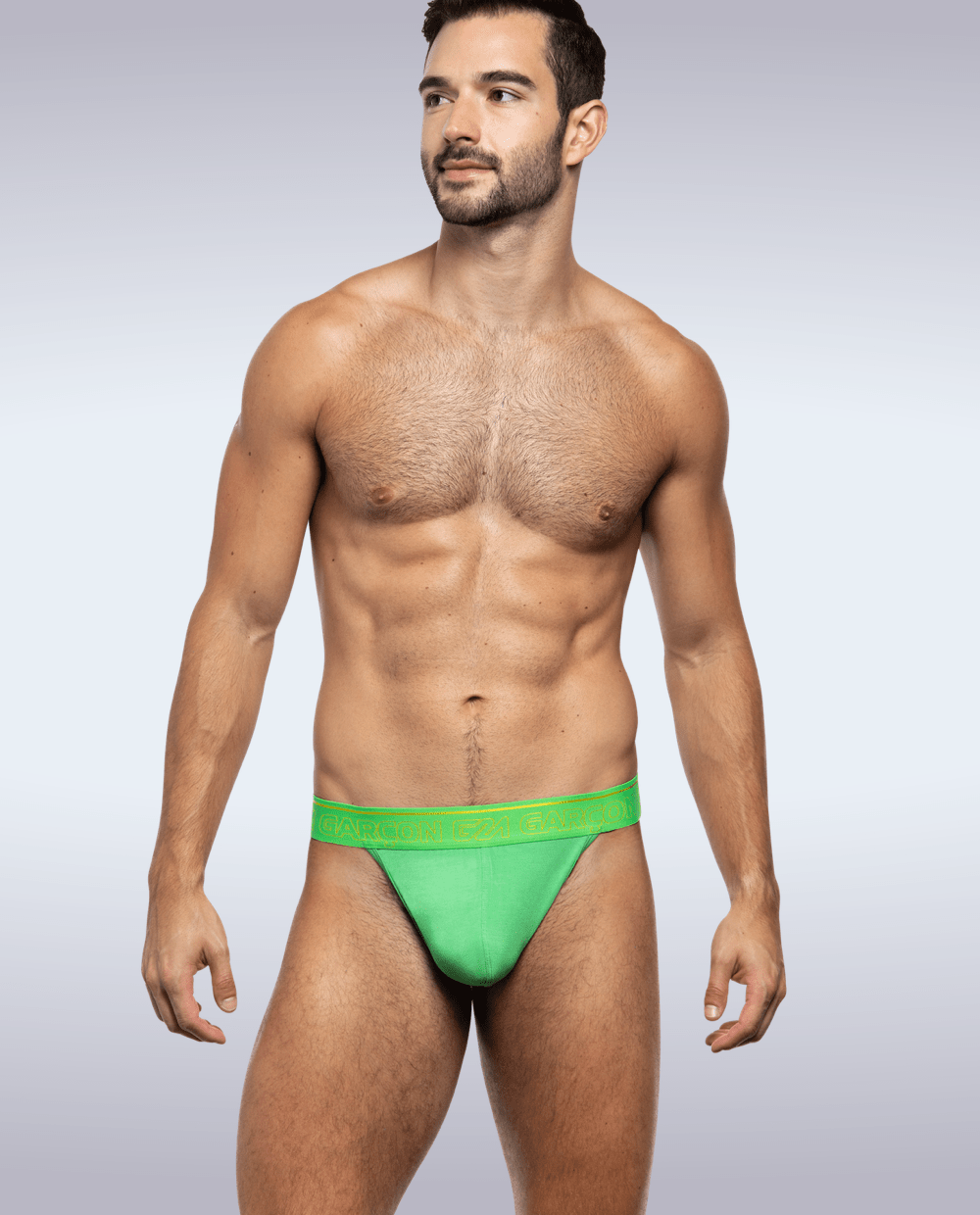Green Bamboo Thong: - Vegas Pride Positions