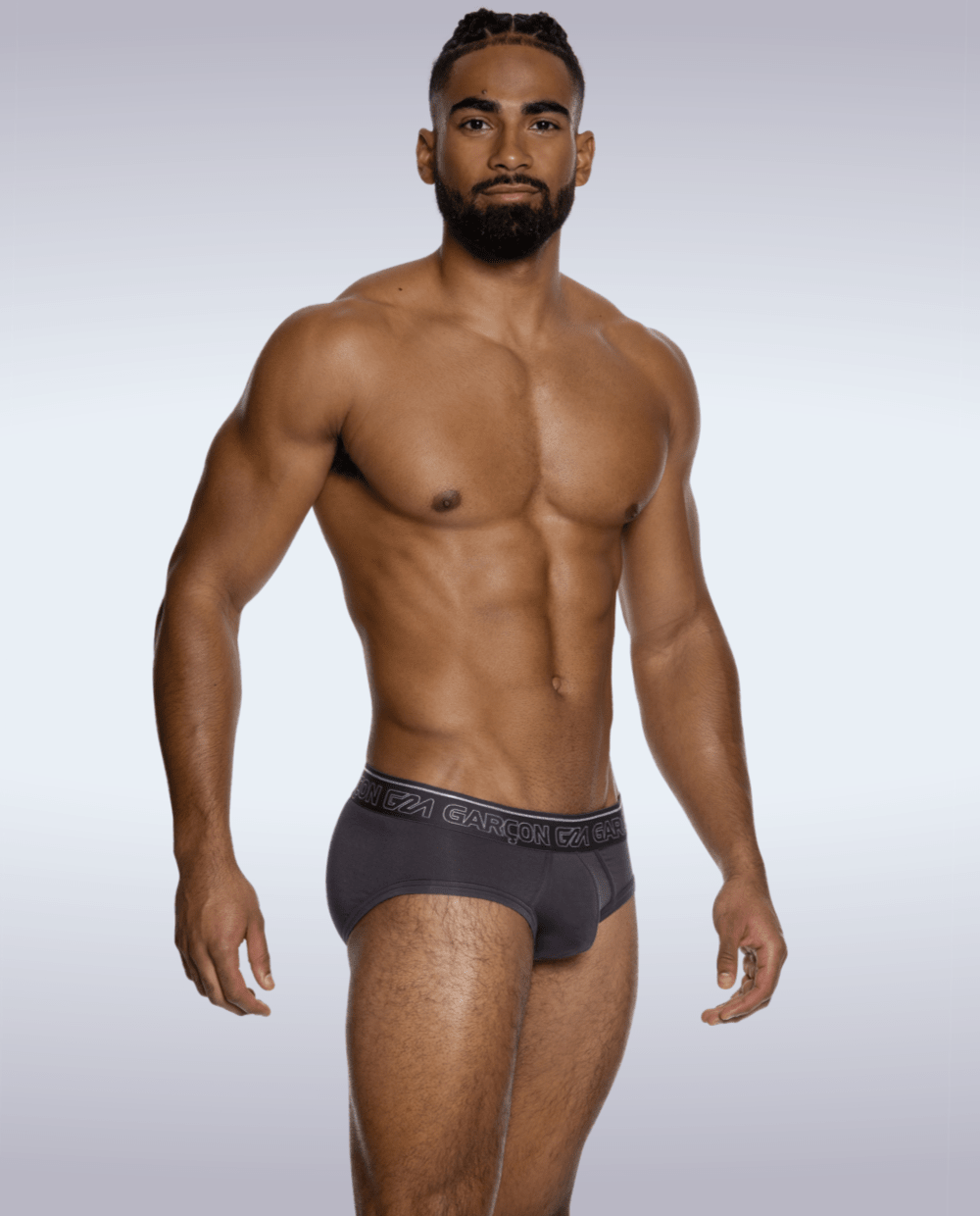 Grey Bamboo Briefs: M - Vegas Pride Positions