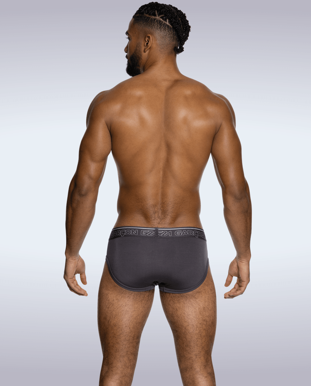 Grey Bamboo Briefs: M - Vegas Pride Positions