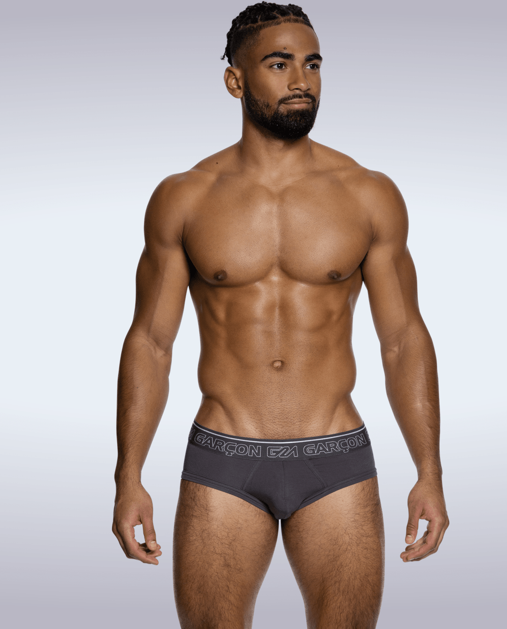 Grey Bamboo Briefs: M - Vegas Pride Positions