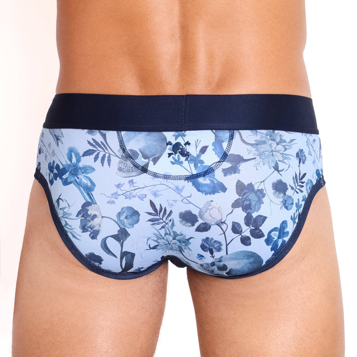 Hand Painted Dutch Floral Brief Sky: - Vegas Pride Positions