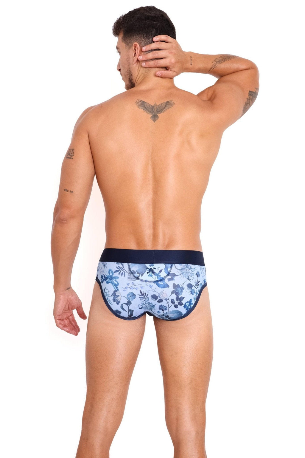 Hand Painted Dutch Floral Brief Sky: - Vegas Pride Positions