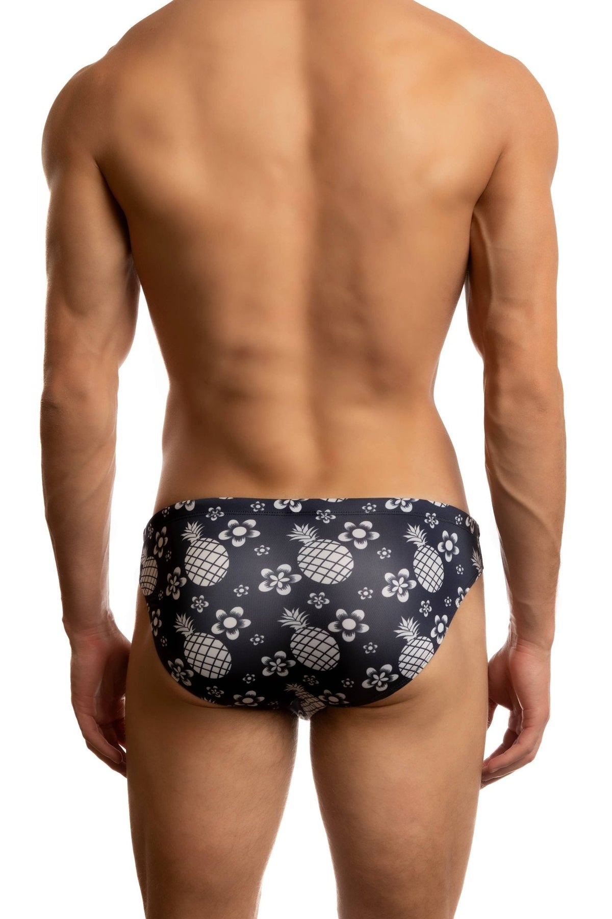 Jack Adams: Hanalei Bay Low-Rise 1" Swimsuit: Pineapple Blue / - Vegas Pride Positions