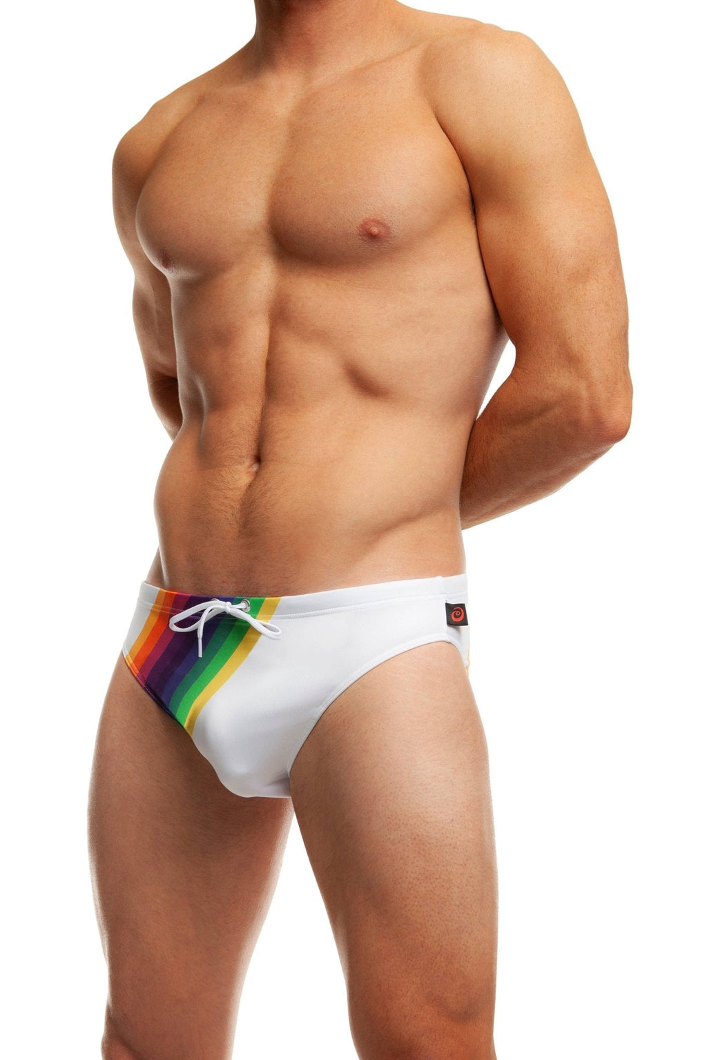 Jack Adams: Rainbow Swim Brief: Black - Vegas Pride Positions