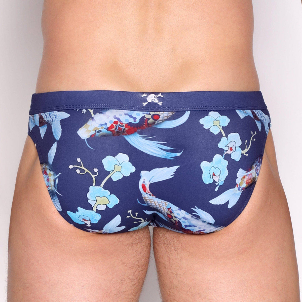 Koi Blue Swim Brief: - Vegas Pride Positions
