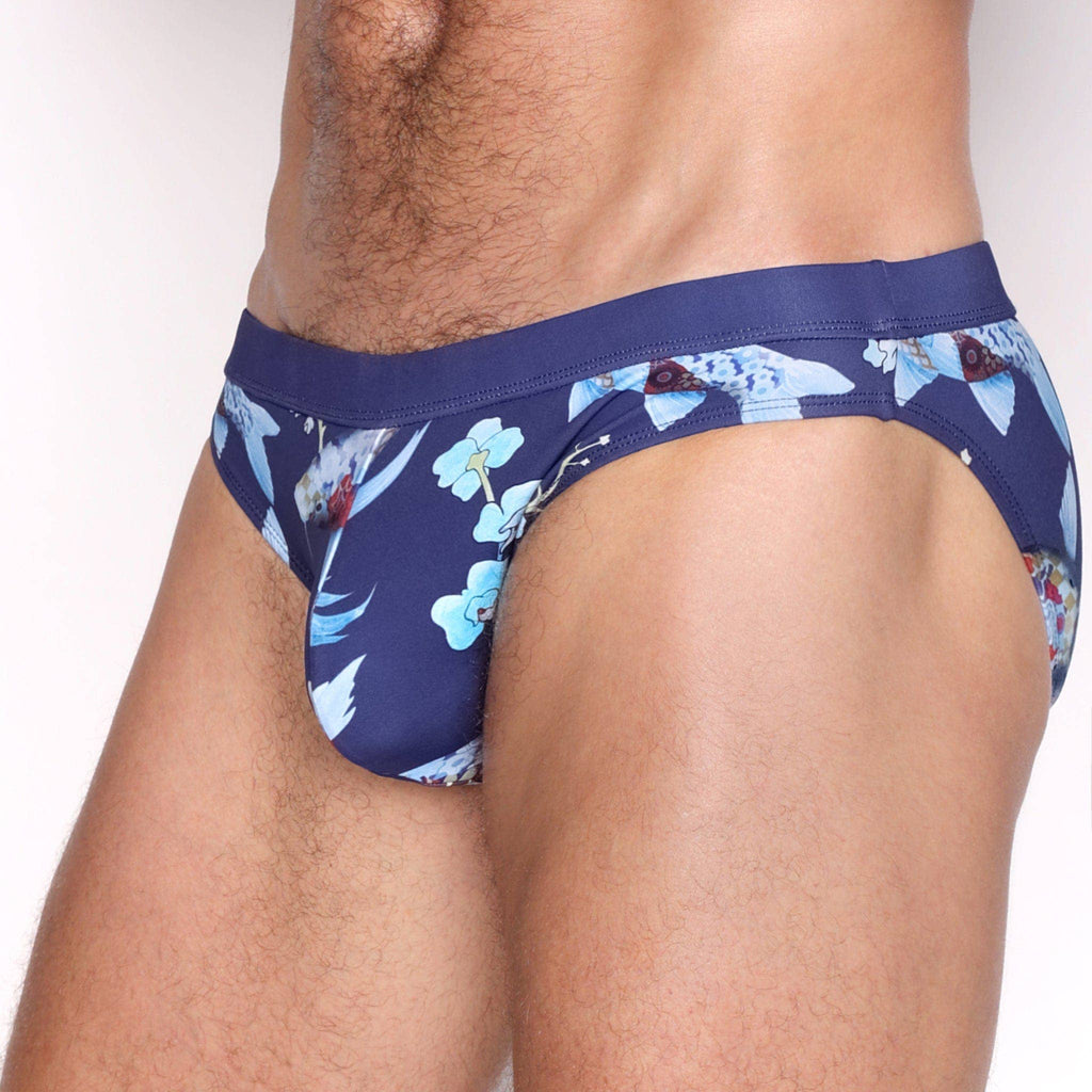 Koi Blue Swim Brief: - Vegas Pride Positions
