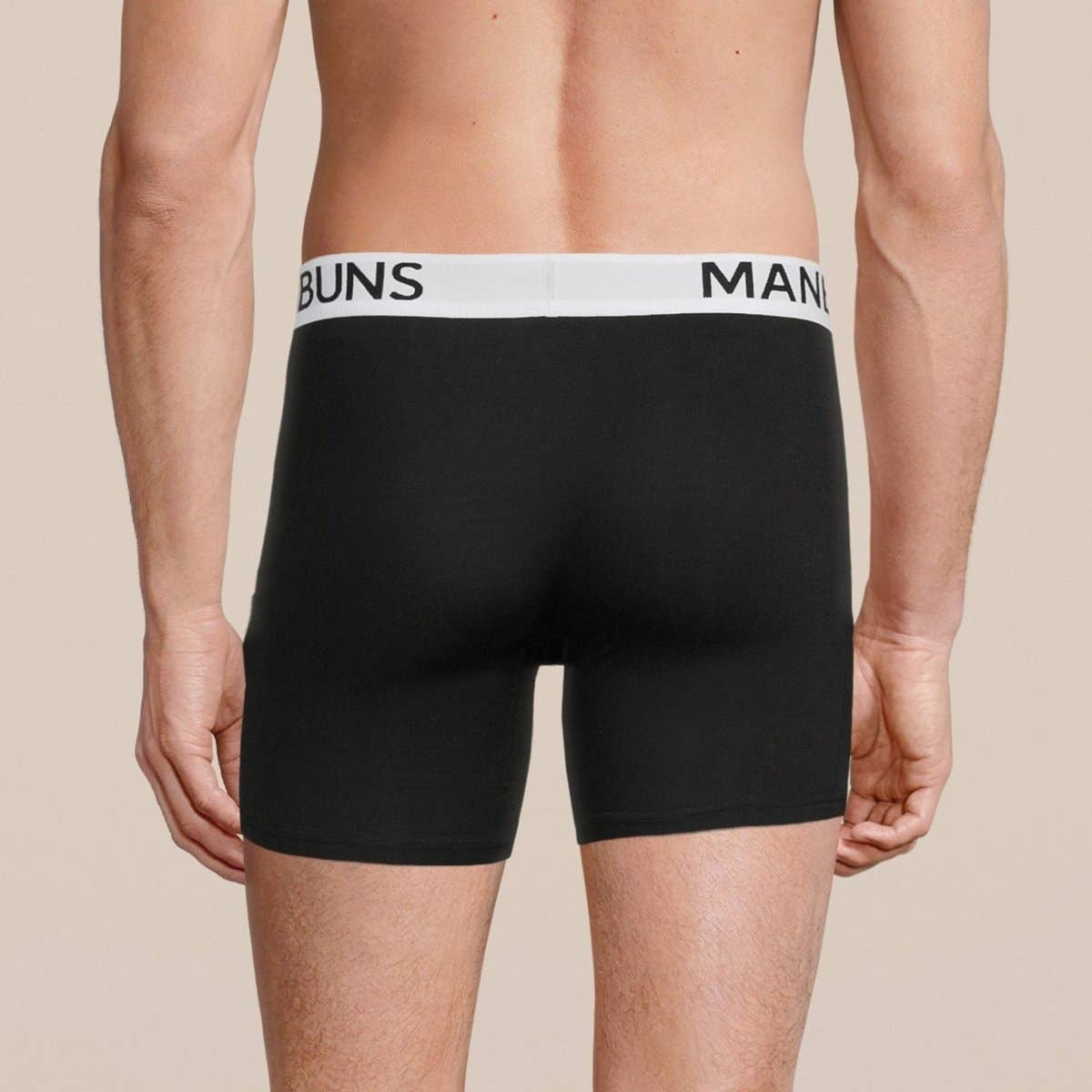 Men's Classic Black Boxer Brief Underwear with Pouch: - Vegas Pride Positions