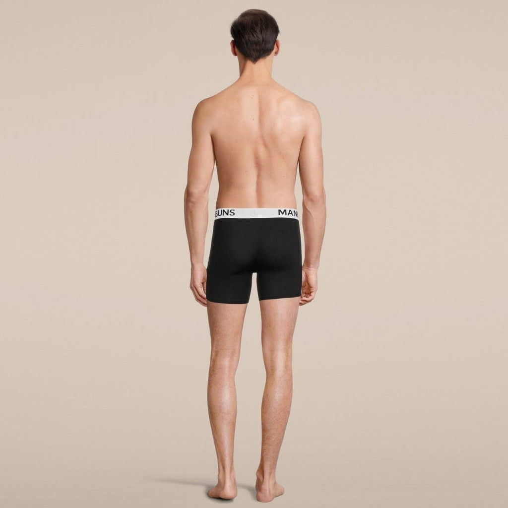 Men's Classic Black Boxer Brief Underwear with Pouch: - Vegas Pride Positions