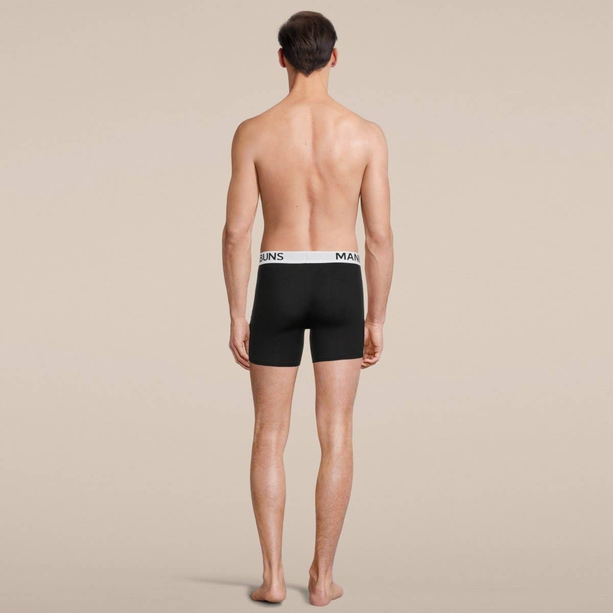 Men's Classic Black Boxer Brief Underwear with Pouch: - Vegas Pride Positions
