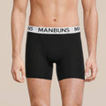 Men's Classic Black Boxer Brief Underwear with Pouch: - Vegas Pride Positions