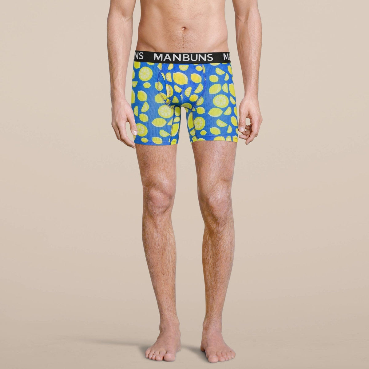 Men's Lemon Boxer Brief Underwear: - Vegas Pride Positions
