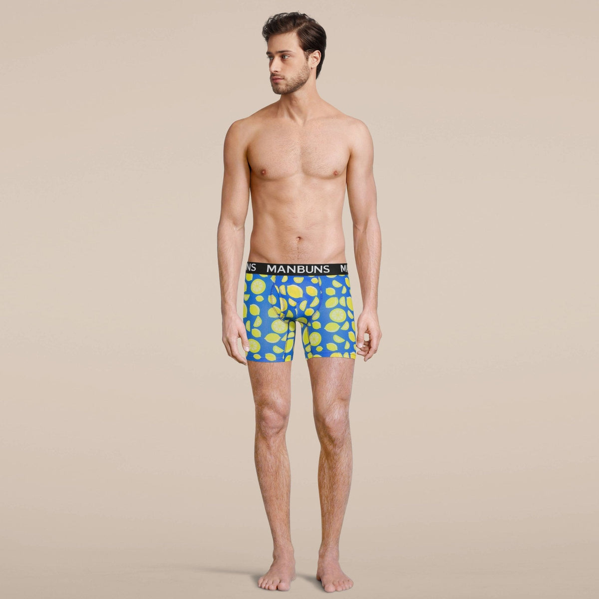 Men's Lemon Boxer Brief Underwear: - Vegas Pride Positions