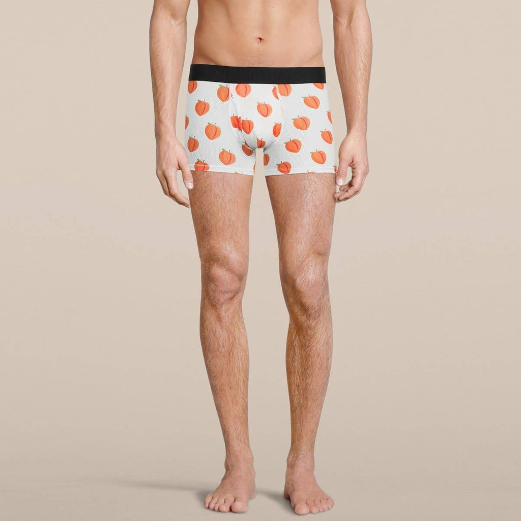 Men's Peach Boxer Trunk Underwear with Pouch: - Vegas Pride Positions