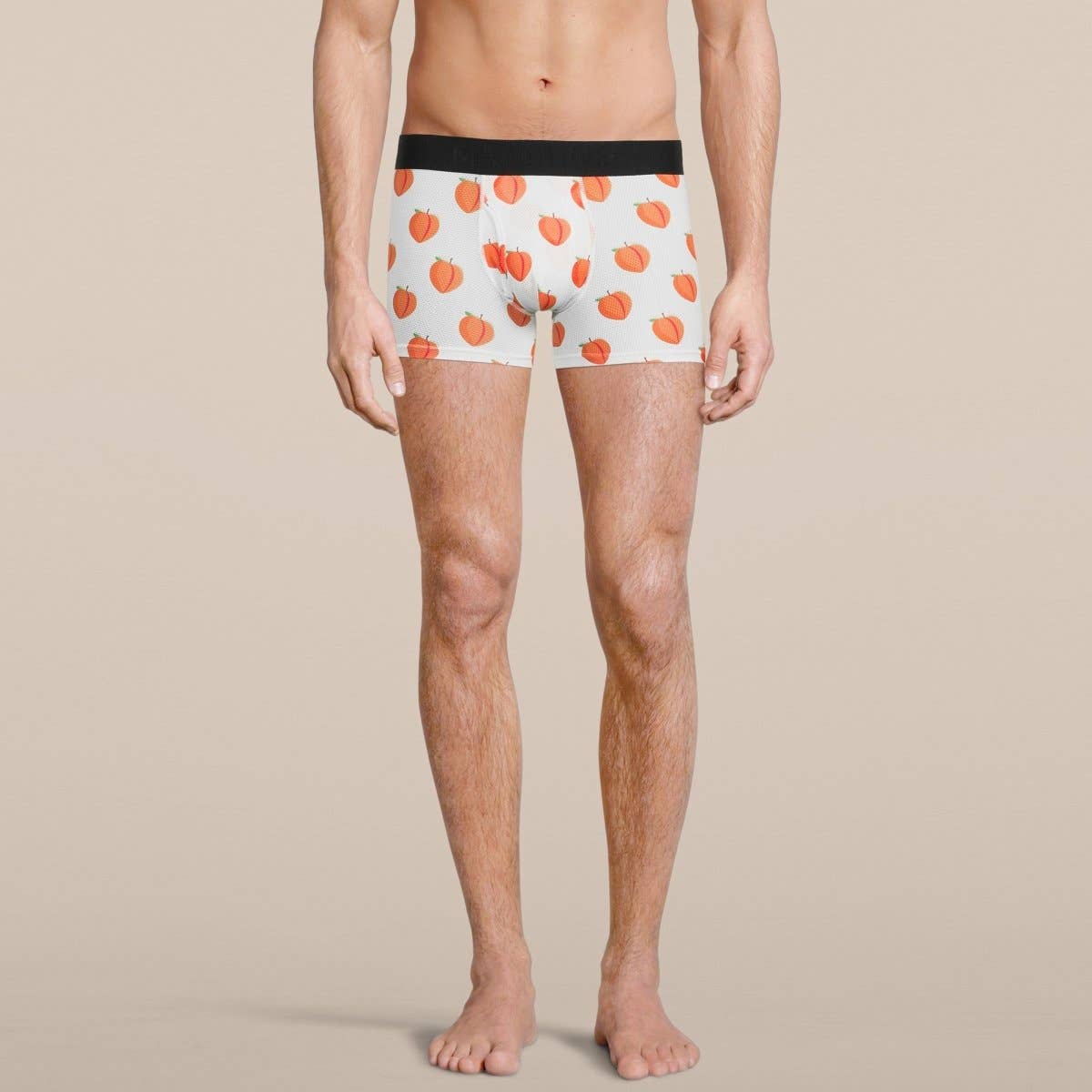 Men's Peach Boxer Trunk Underwear with Pouch: - Vegas Pride Positions