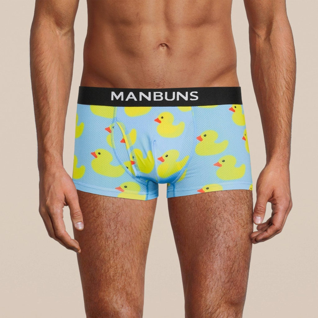 Men's Rubber Duck Boxer Trunk Underwear: - Vegas Pride Positions