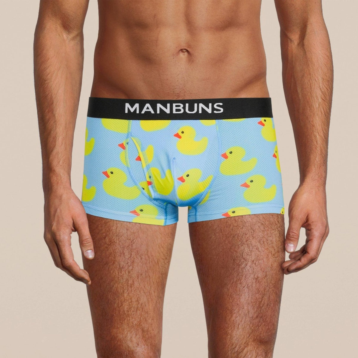 Men's Rubber Duck Boxer Trunk Underwear: - Vegas Pride Positions