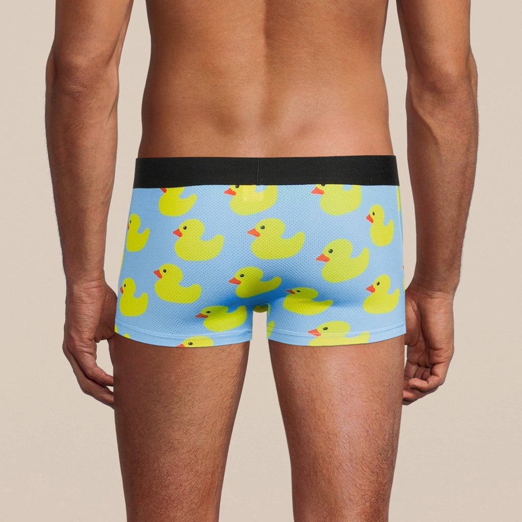 Men's Rubber Duck Boxer Trunk Underwear: - Vegas Pride Positions