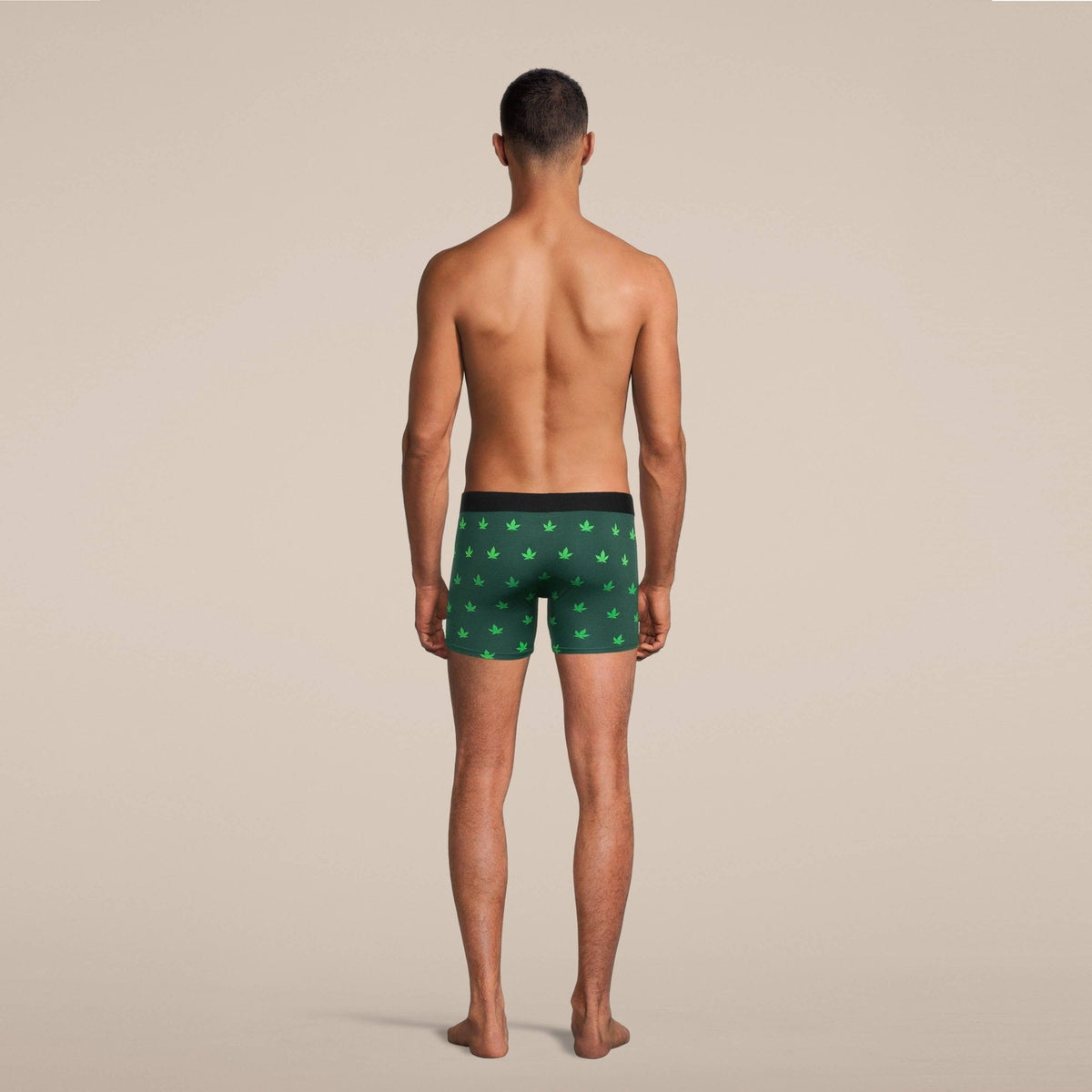 Men's Weed Boxer Briefs Underwear with Pouch: - Vegas Pride Positions