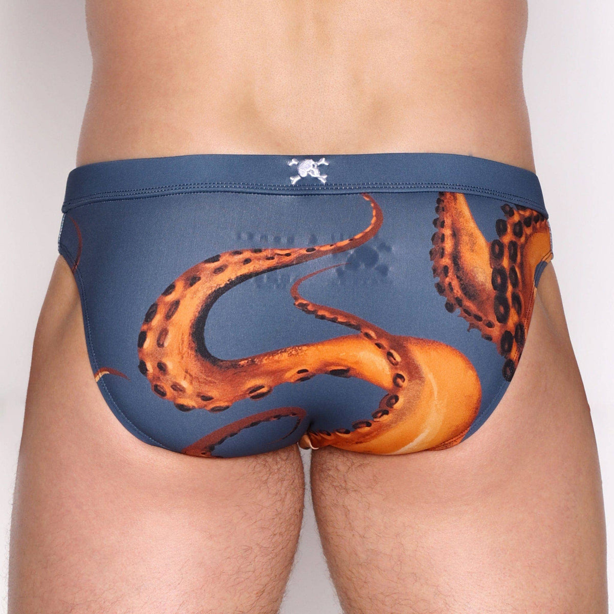 Octopus Blue Swim Brief: - Vegas Pride Positions