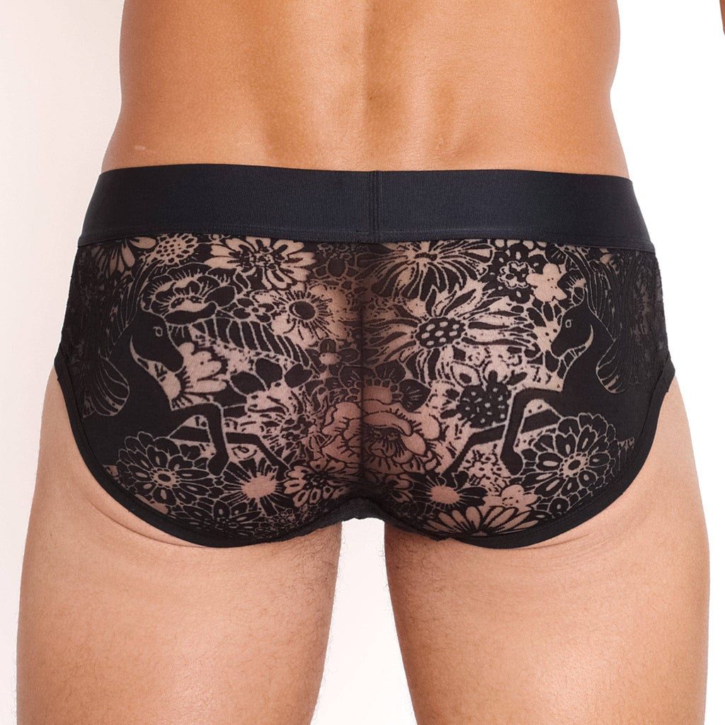 Pegasus Burnout Black Brief: - Vegas Pride Positions