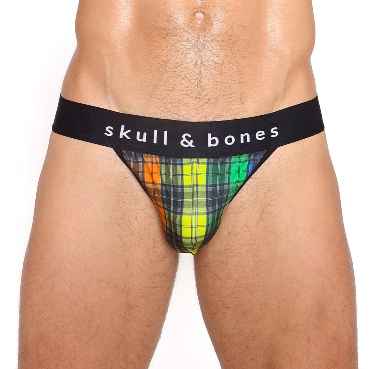 Rainbow Tartan Plaid Sport Brief: - Vegas Pride Positions