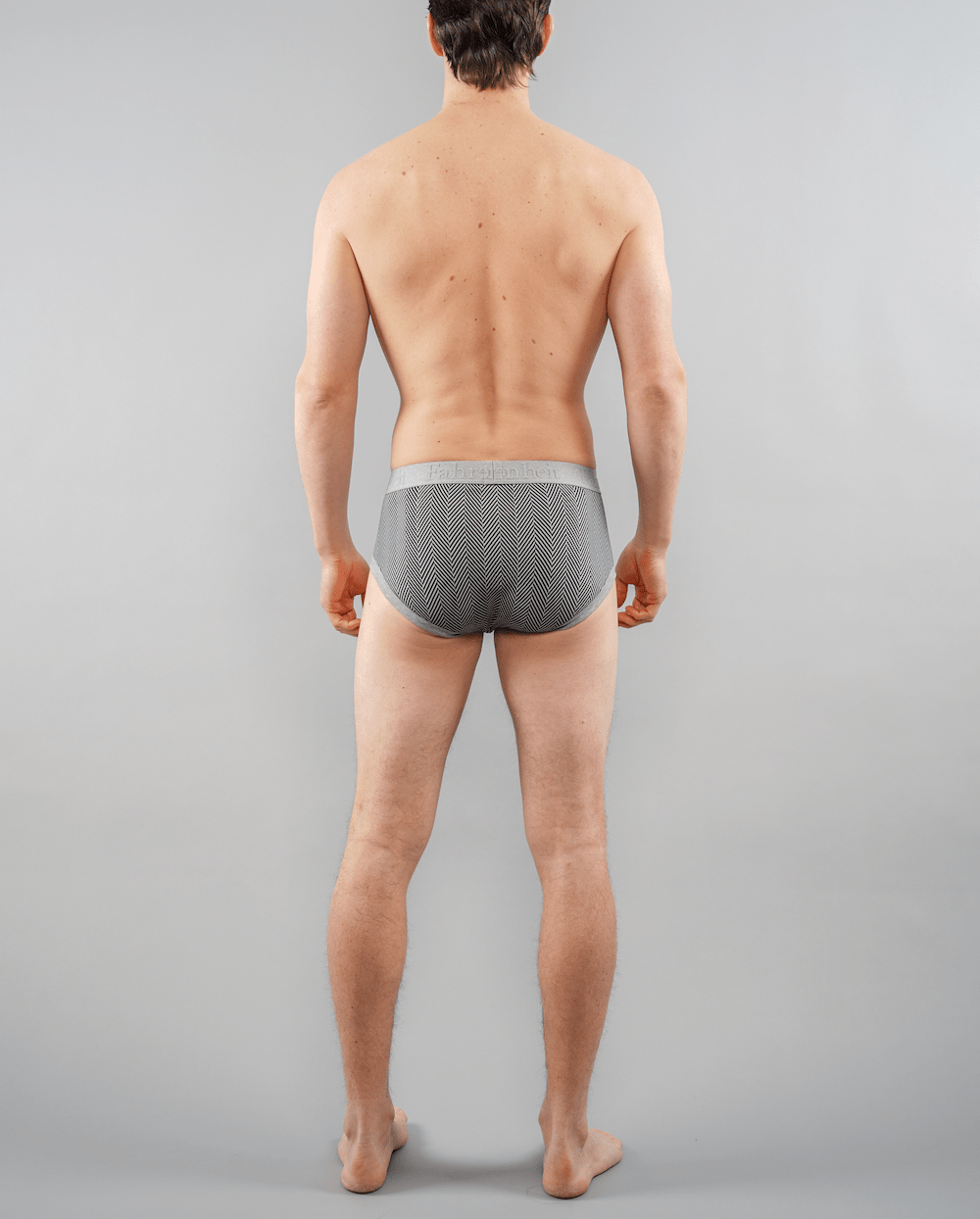 Wayne Brief | Herringbone Men's Cotton Underwear: XL - Vegas Pride Positions